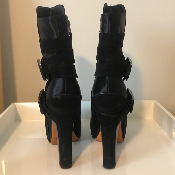 B Brian Atwood satin boots - Picture 2 of 3